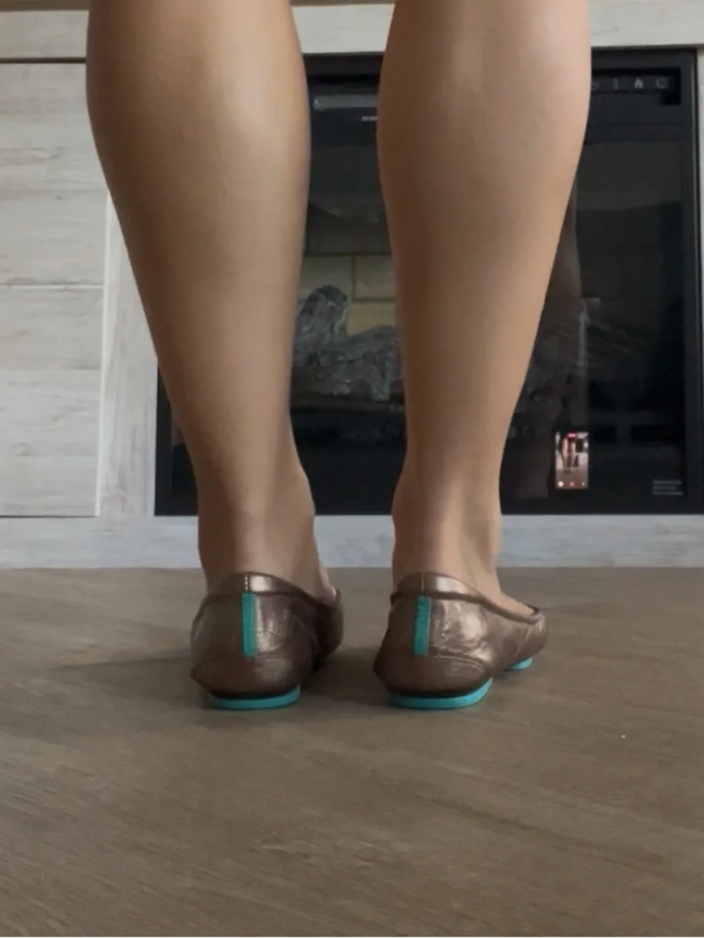 Tieks Metallic Rose Gold Flats